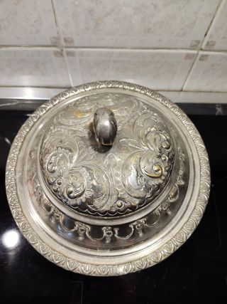 Zuccheriera ottone argentato Marocco