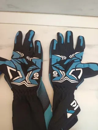 Guantes Karting Sparco Azul/Negro