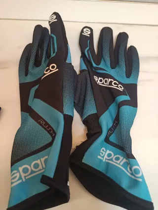 Guantes Karting Sparco Azul/Negro