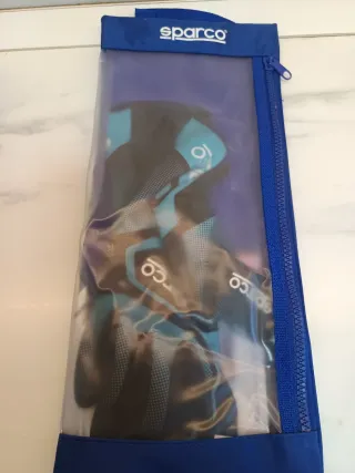 Guantes Karting Sparco Azul/Negro