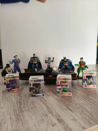 Lote Figuras Batman y Batmobile