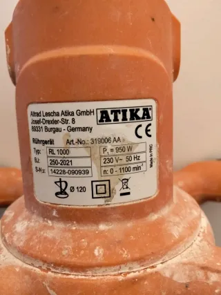 Batidora de obra ATIKA