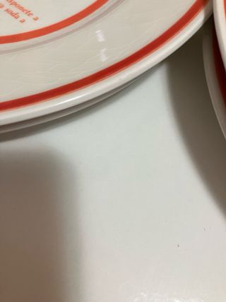 9 piatti piani decorati