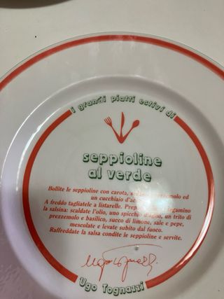 9 piatti piani decorati