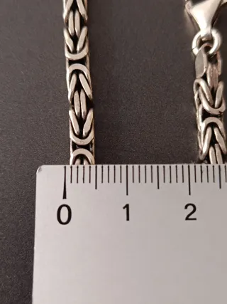 Pulsera de plata estilo bizantino