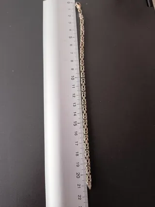 Pulsera de plata estilo bizantino