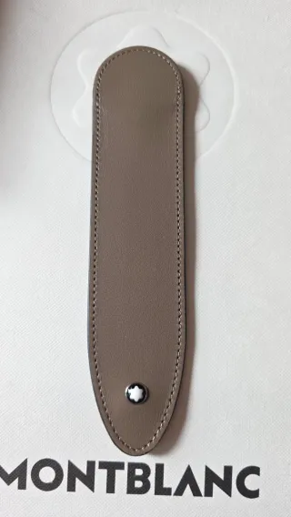 Estuche Montblanc para 1 bolígrafo, color masilla