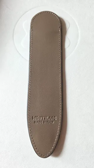 Estuche Montblanc para 1 bolígrafo, color masilla