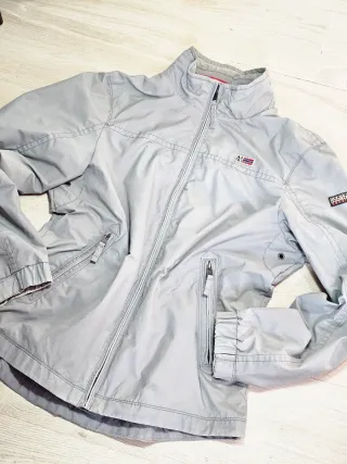 Chaqueta Napapijri gris vintage retro