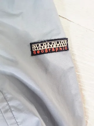 Chaqueta Napapijri gris vintage retro