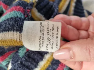 Cardigan oversize 80% lana multicolor