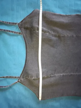 Vestido H&M Vaquero Gris