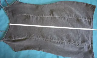 Vestido H&M Vaquero Gris