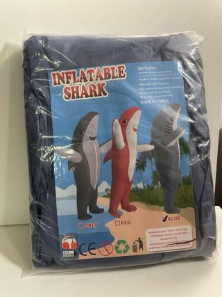 Disfraz Tiburón Inflable Temu Talla Única