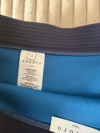 Falda Sandro Azul