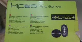 Altavoces Kipus PRO-694 6x9 4 Vías (nuevos )