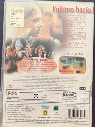 DVD L'ultimo bacio - Ottime condizioni