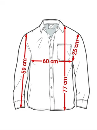 Camisa Vaquera Talla M Hombre