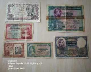 Lote monedas España y mundo