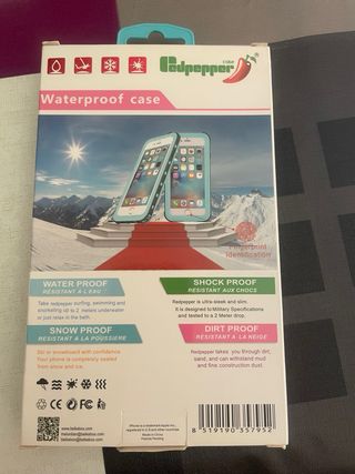 Cover iPhone 6/6S Redpepper IP68 Impermeabile