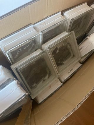 Ladrillos de vidrio para construcción