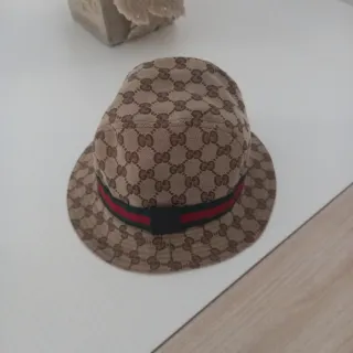 Berretto Gucci Marrone e beige