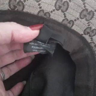 Berretto Gucci Marrone e beige