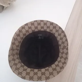 Berretto Gucci Marrone e beige