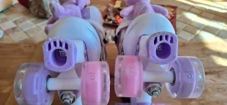 Patines en línea infantiles morados