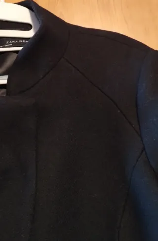 Cappotto Zara 75% Lana Nero