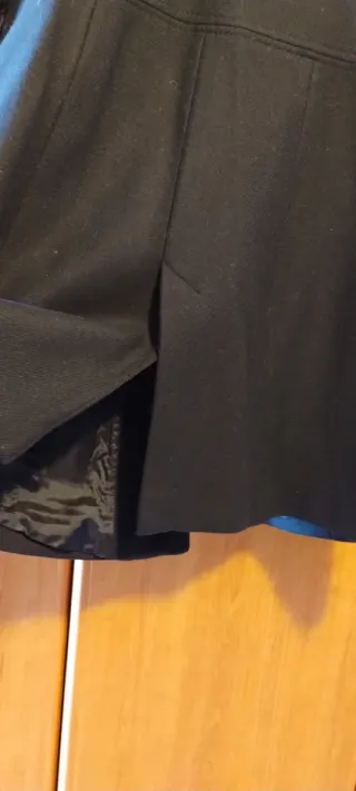 Cappotto Zara 75% Lana Nero