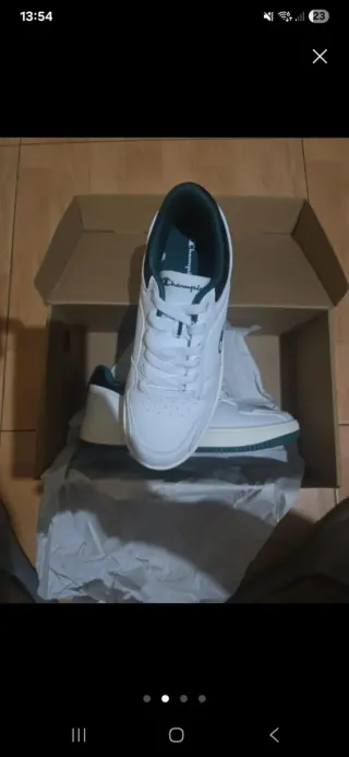 Zapatillas Champion Blancas y Verdes Nuevas