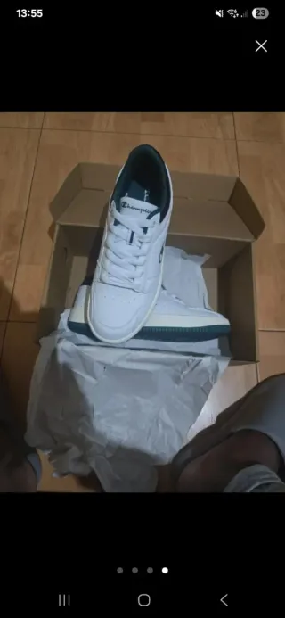 Zapatillas Champion Blancas y Verdes Nuevas