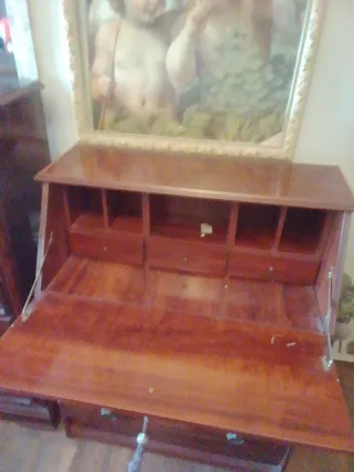 Sinfonier y escritorio antiguo madera