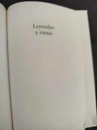 Leyendas y rimas / Legends and Rhymes (Literatu...