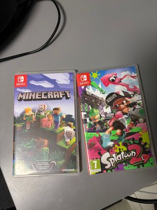 Minecraft e Splatoon 2 Nintendo Switch
