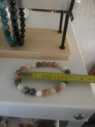 Pulseras Piedra Luna Elásticas