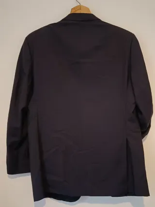 Giacca uomo lana fine nera vintage