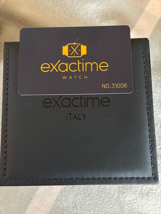 Reloj Exactime Oro y Blanco