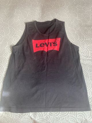 Camiseta sin mangas Levi's negra