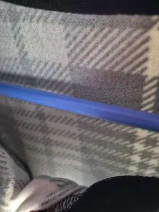 Conjunto de falda y jersey cuadros