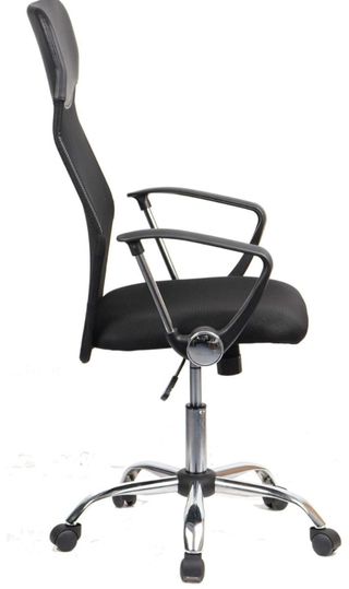 Silla de oficina Ruedas giratorias y reposabrazos.