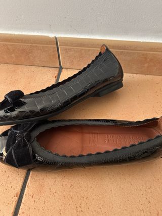 Bailarinas Hispanitas Phyton Negro Talla 39