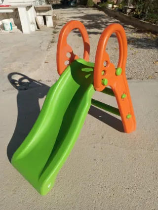 Tobogán Feber Infantil Naranja y Verde