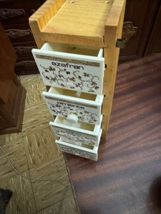 Mini Mueble Cocina Cerámica Madera