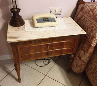 Camera completa originaria anni 50 in noce.