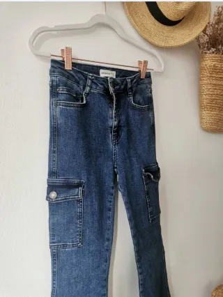 Pantalón vaquero cargo Brownie