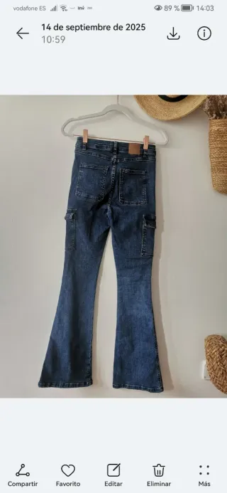 Pantalón vaquero cargo Brownie