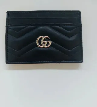 Confezione di portacarte Gucci bianco e nero