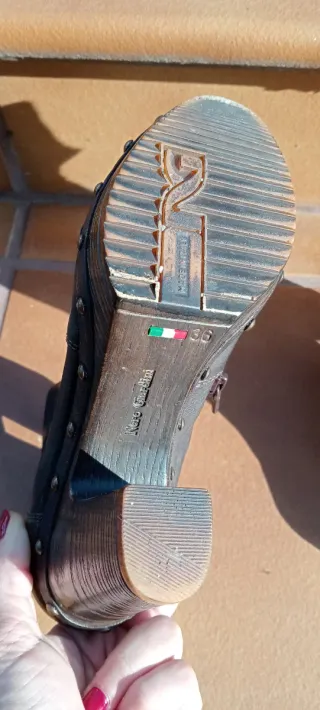 Botas Nero Giardini Piel cuero madera, nuevas, T36